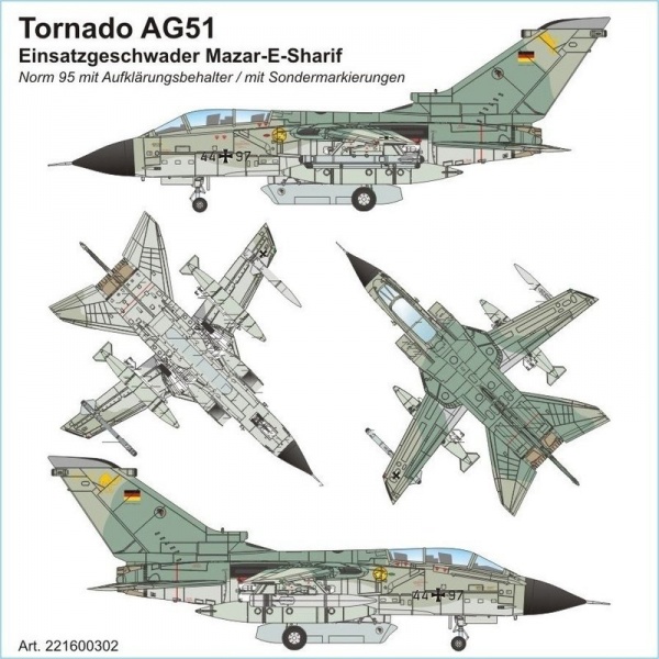PANAVIA TORNADO IDS - Reconnaissance Wing 51 (AG-51)  of German Luftwaffe in Mazar-E-Sharif<br /><a href='images/pictures/ETH_Arsenal/221600302.jpg' target='_blank'>Full size image</a>